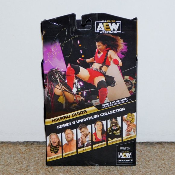 2021 Jazwares AEW Unrivaled Series 6 Hikaru Shida Figure MIB Brand New Wrestling - Picture 4 of 8
